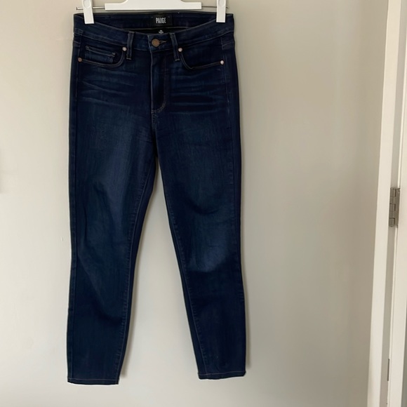 Paige - Hoxton Ankle- dark wash 28 - Picture 1 of 7